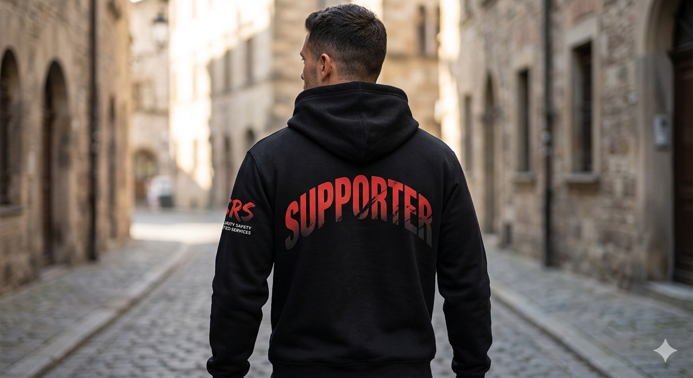 SRS Security Hoodie Rückseite