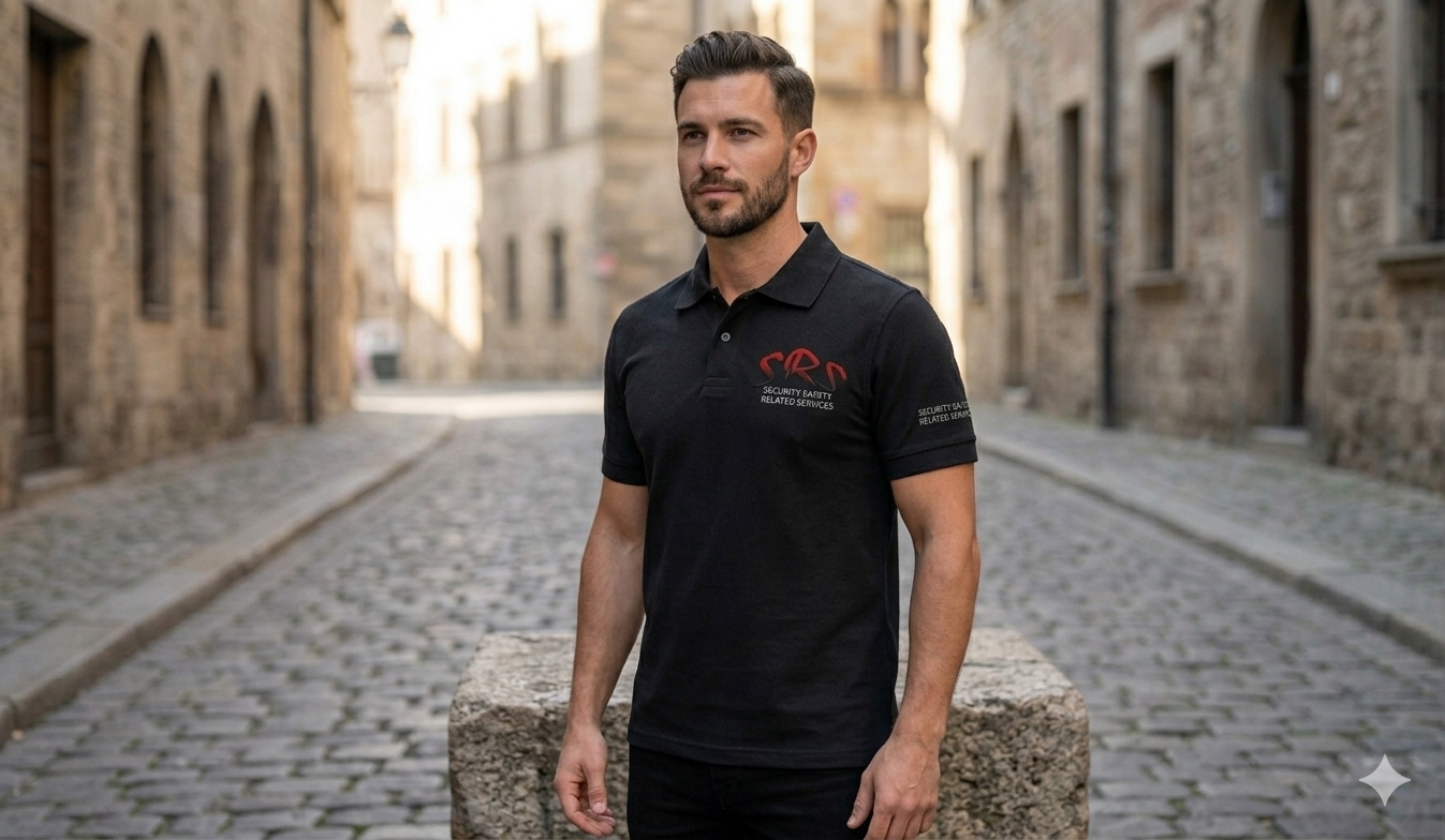 SRS Security Polo Vorderseite